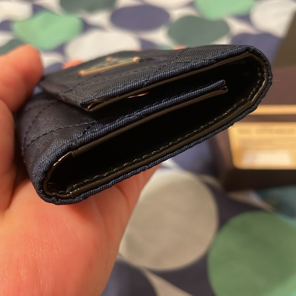 Prada Midnight Blue Nylon Quilted Key Holder - Picture 5 of 11